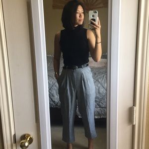 Vintage houndstooth high rise trousers size 8